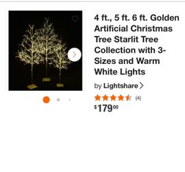 Star lit tree collection silver