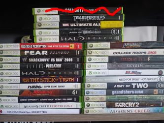 Xbox 360 big lot of games (💲10 & UP )