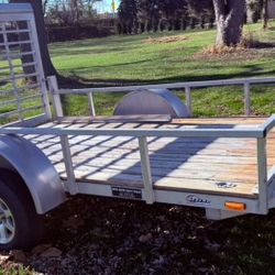 6x10 Legend Aluminum Trailer With Heavy Duty Aluminum Ramp