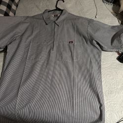 Ben Davis Striped Half Zip
