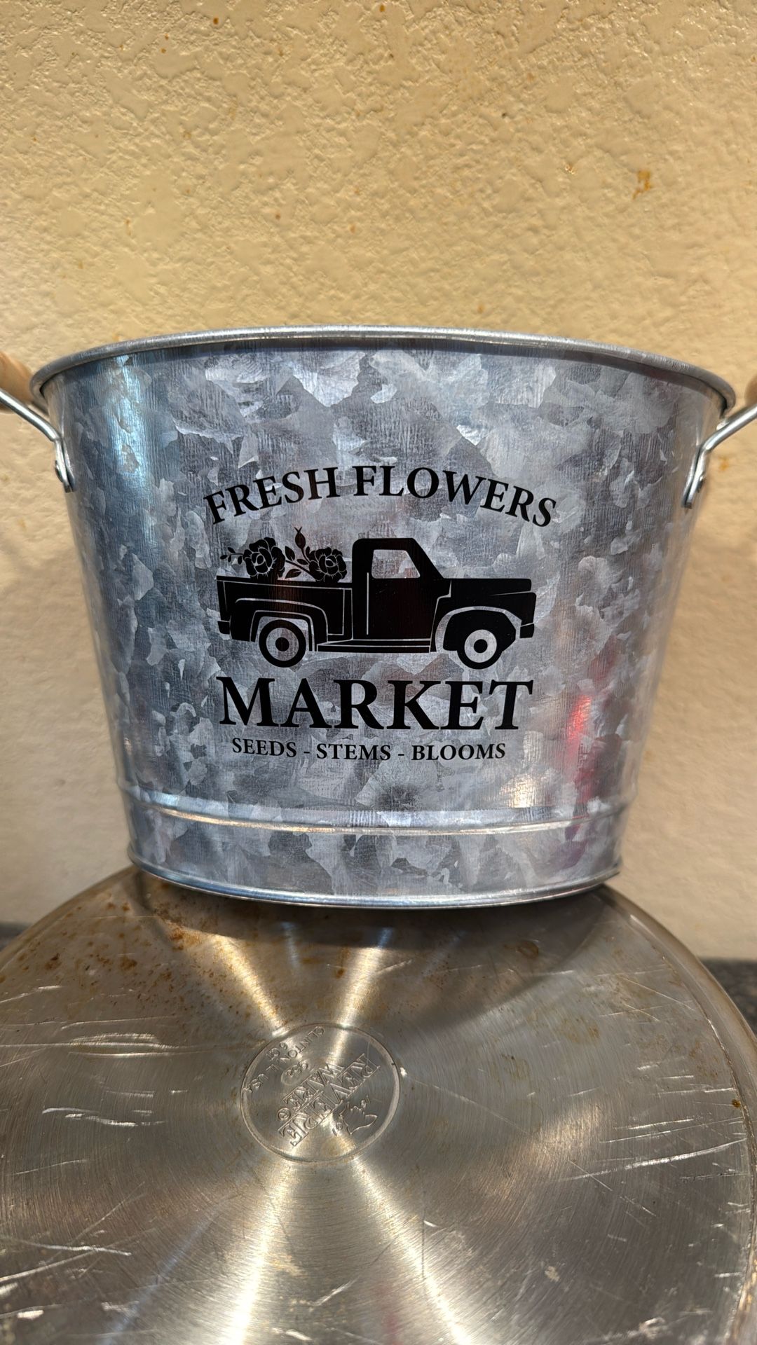 Extremely Cute Metal Flower Pot