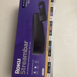 Roku Streambar 4K/HD/HDR Streaming Media Player