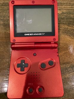Game Boy Advance SP Red please read description