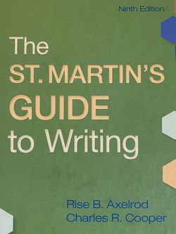 The St. Martin's Guide to Writing 9th Edition