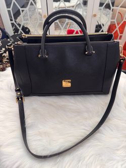 Preloved MCM Nuovo Large Saffiano Leather Two-Way Tote