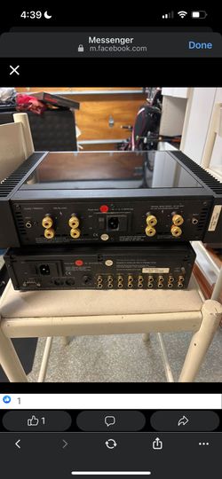 Meridian 556 Power Amplifier + Meridian 501 control unit