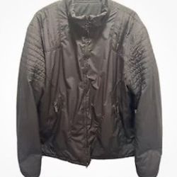 Versace Collection Quilted Puffer Jacket Black Large