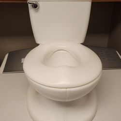 Size Potty Pro In  White Toddler Potty Training Toilet 
