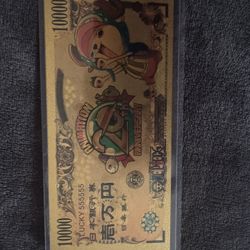 24k Gold One Piece Chopper BankNote