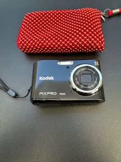 Kodak PIXPRO FZ41 16MP Digital Camera 4X Optical Zoom Black With Case tested