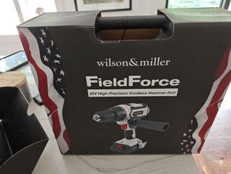Wilson and Miller Field Force 20 volt high precision cordless hammer drill new in box
