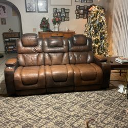 Leather Sofa And Love Seat