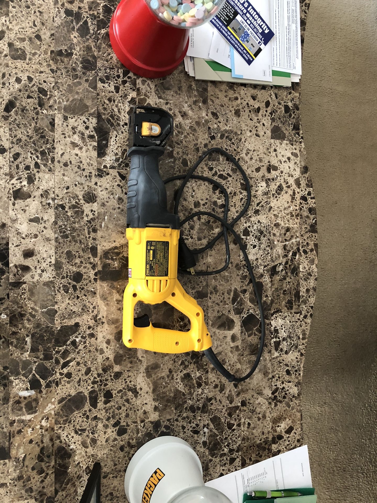 DeWalt corded reciprocating saw