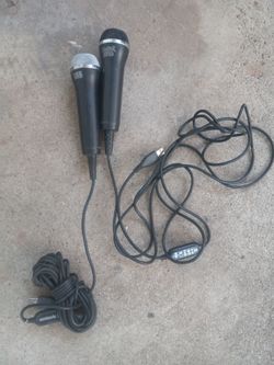 Rock Band & Guitar Hero USB Microphones Bundle