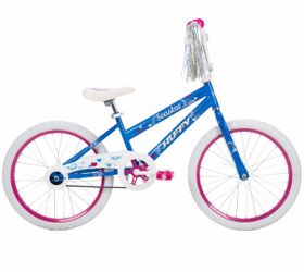 Huffy 20" Sea Star Kids' Bike, Fits Riders 44" - 56", Blue/ Pink, Youth, Girls