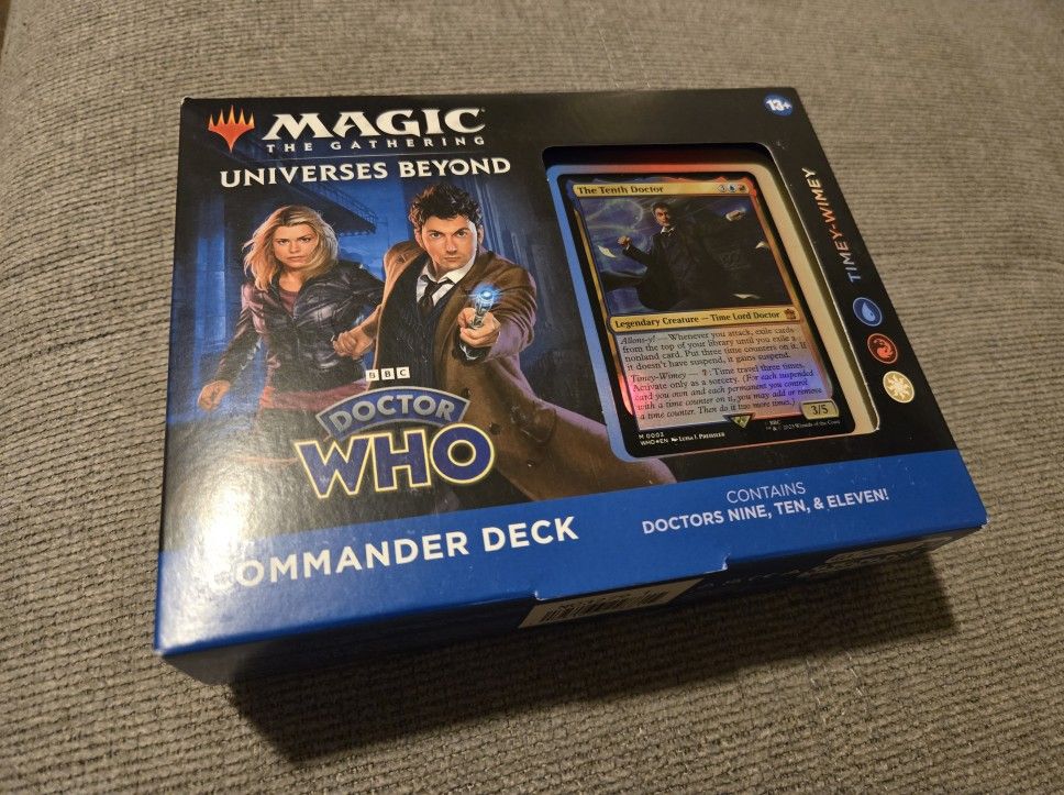 Magic The Gathering Universes Beyond Doctor Who Card Deck
