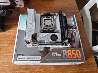 MSI B850i with Ryzen 9600x Combo
