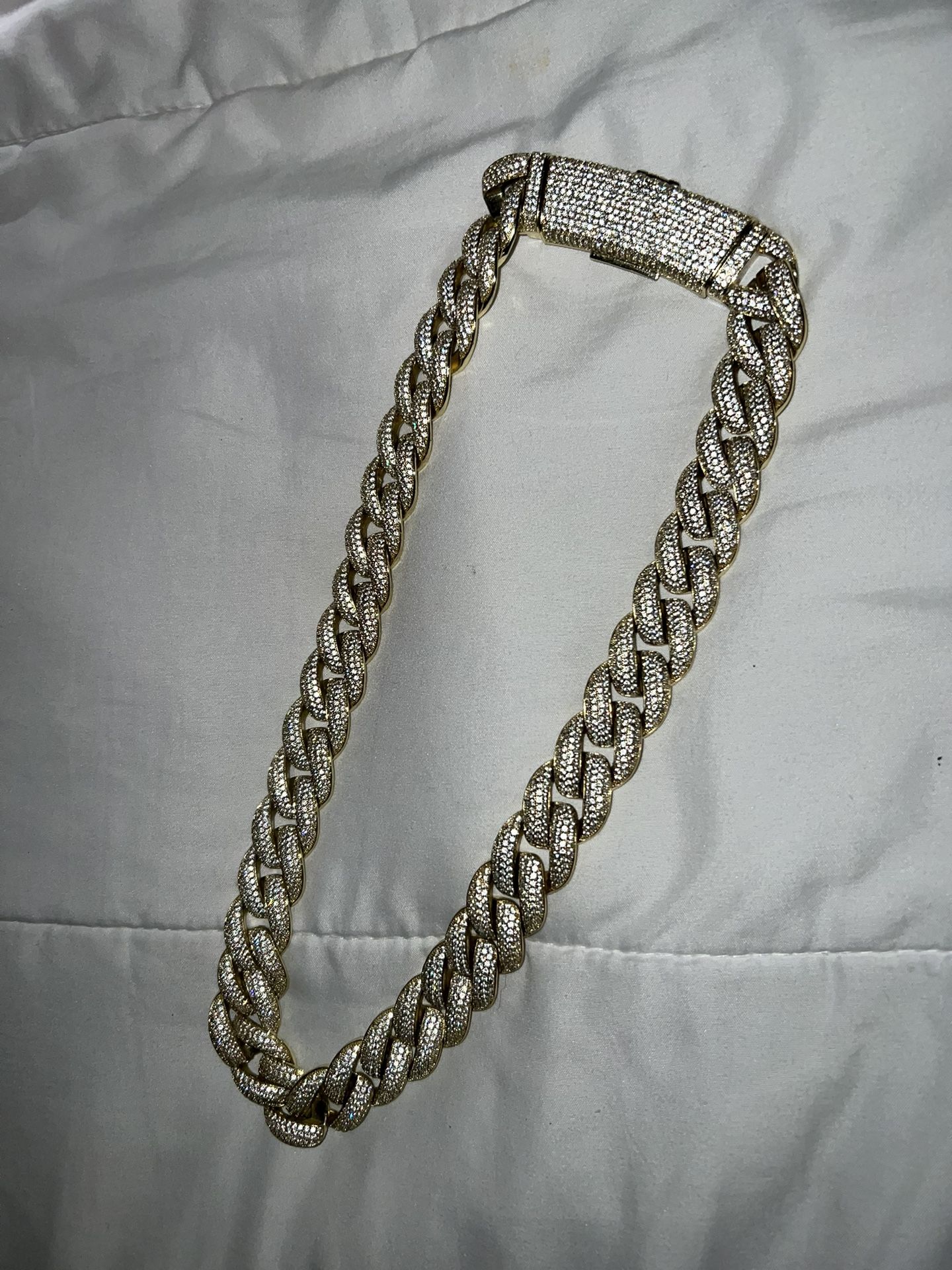 Bussdown White Gold Vvs Chain