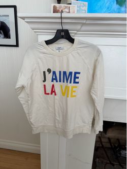 Anthropologie x Clare V sweatshirt