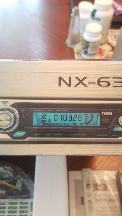 Naxa car am/fm mpx radio compact disc player