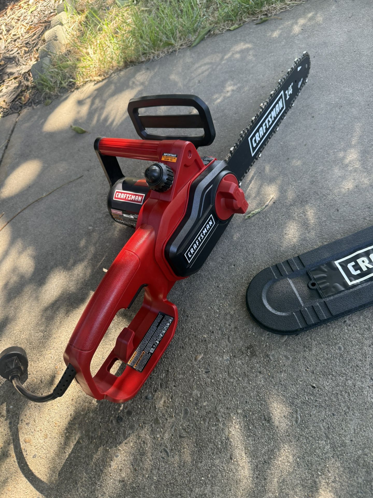 New Craftsman 14” Electric Chainsaw
