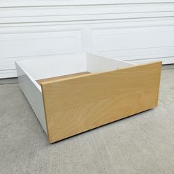 IKEA Malm “Oak/White” Underbed Storage Drawers (Full/Twin Size)