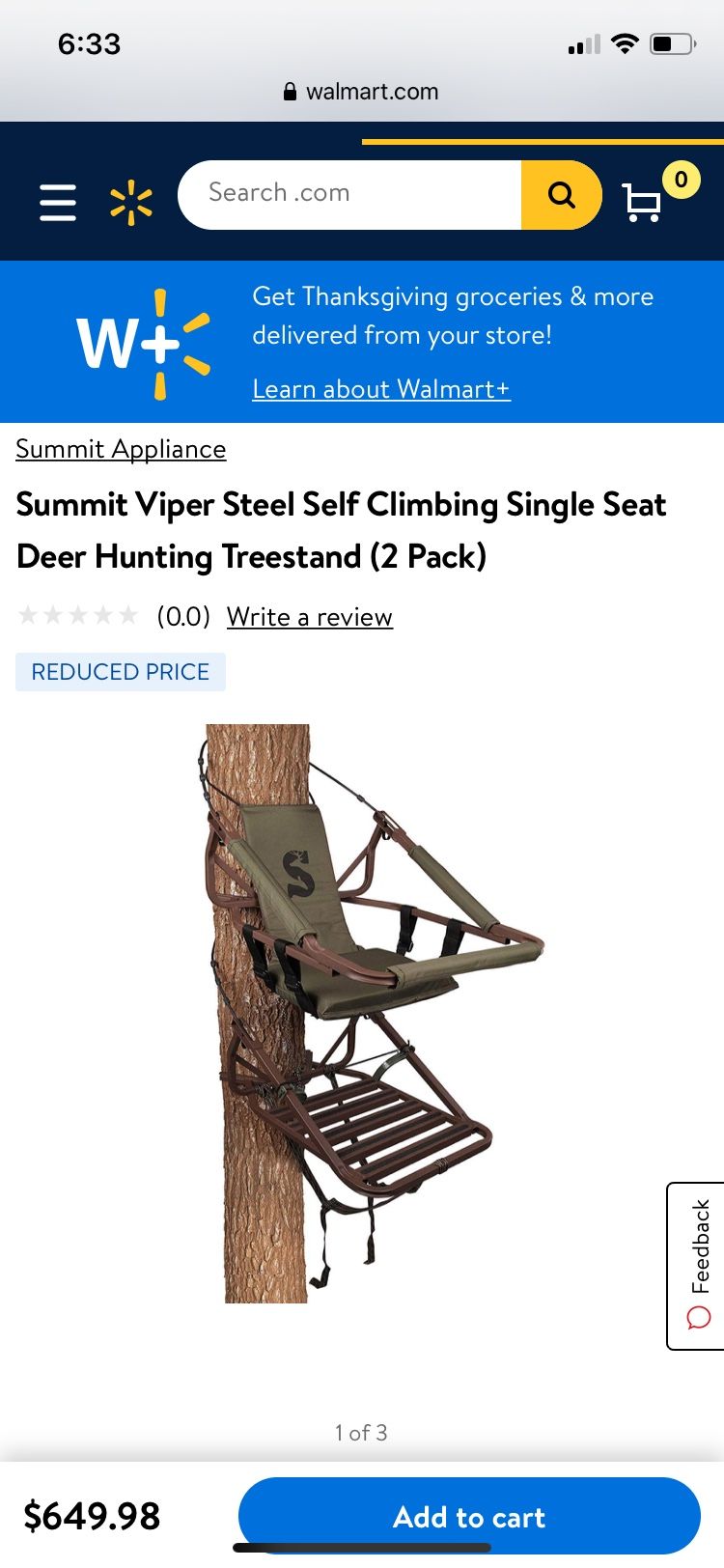 Hunting tree stand