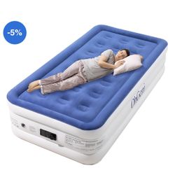 18” Twin Air Bed Mattress Self Inflating/Deflating OhGeni