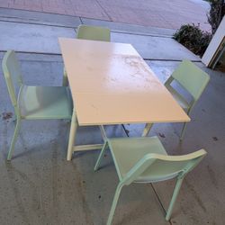 Dining Table With 4 Chairs