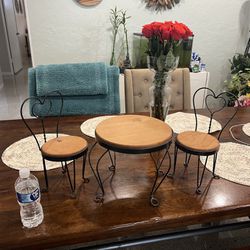 Miniature Table And Chair Set