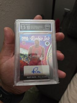 2023-24 PANINI HOOPS MINT+ 9.5 SIGNED ROOKIE CARD DUOP REATH