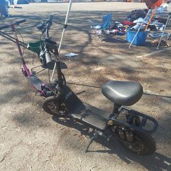 INSDRGN SEATED ELECTRIC SCOOTER (READ DESCRIPTION)