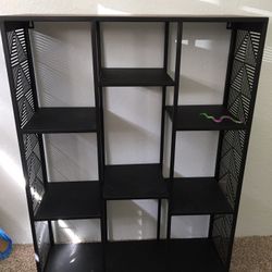 Black shelf piece