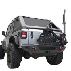 18-23 Jeep Wrangler JL Body Width Rear Bumper and Tire Carrier 
