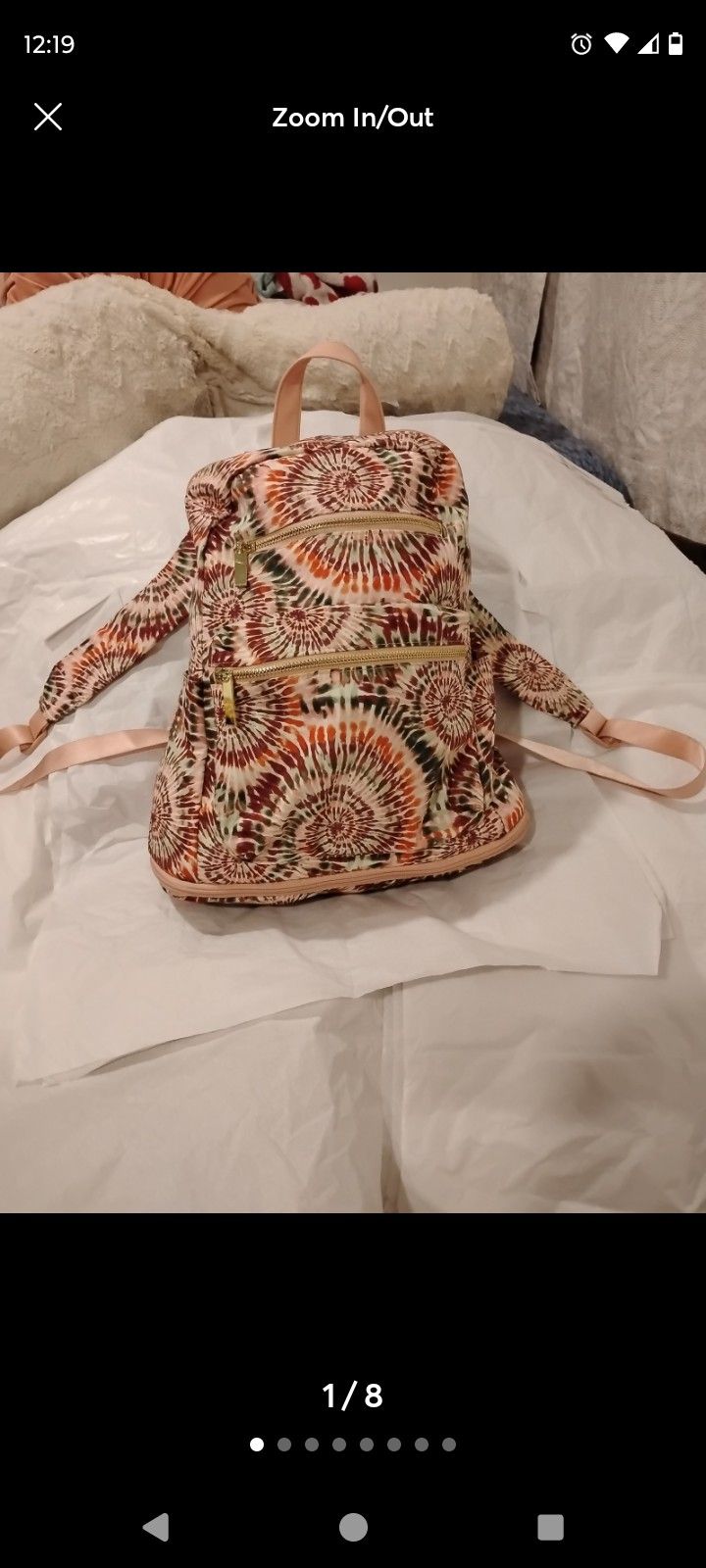 tie-dye backpack