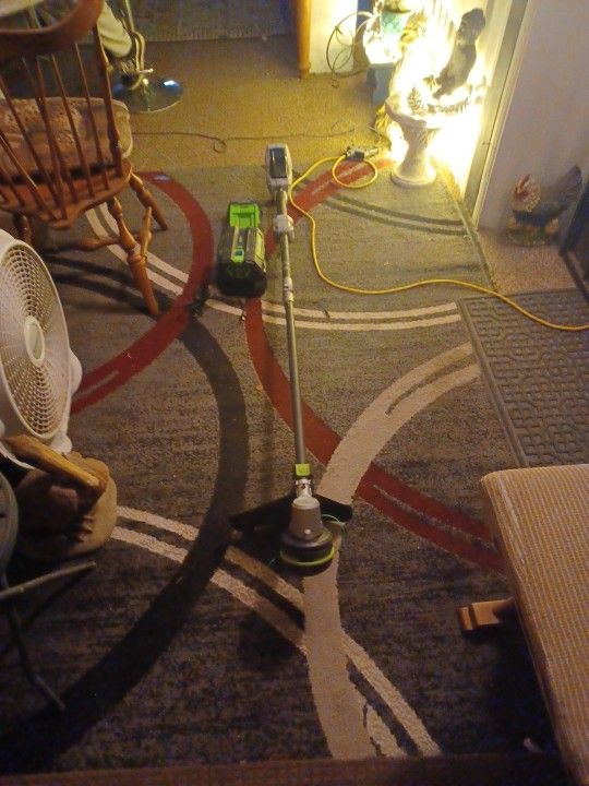 EGO Weed Eater And 2 Batteries + Charger 