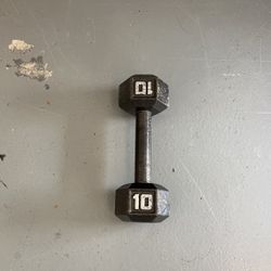 CAP Barbell Cast Iron Hex Dumbbell (10lbs)