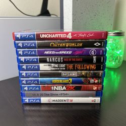 PS4 Game Lot (10 Games)