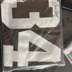 G. Pruitt Cleveland Browns Autograph Jersey 