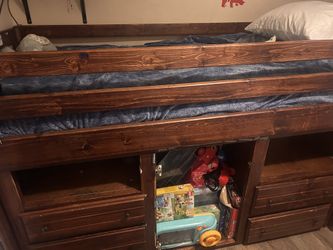 Bed With Under Dresser