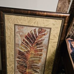 Picture With Glass 49 In Long, 26 In Wide