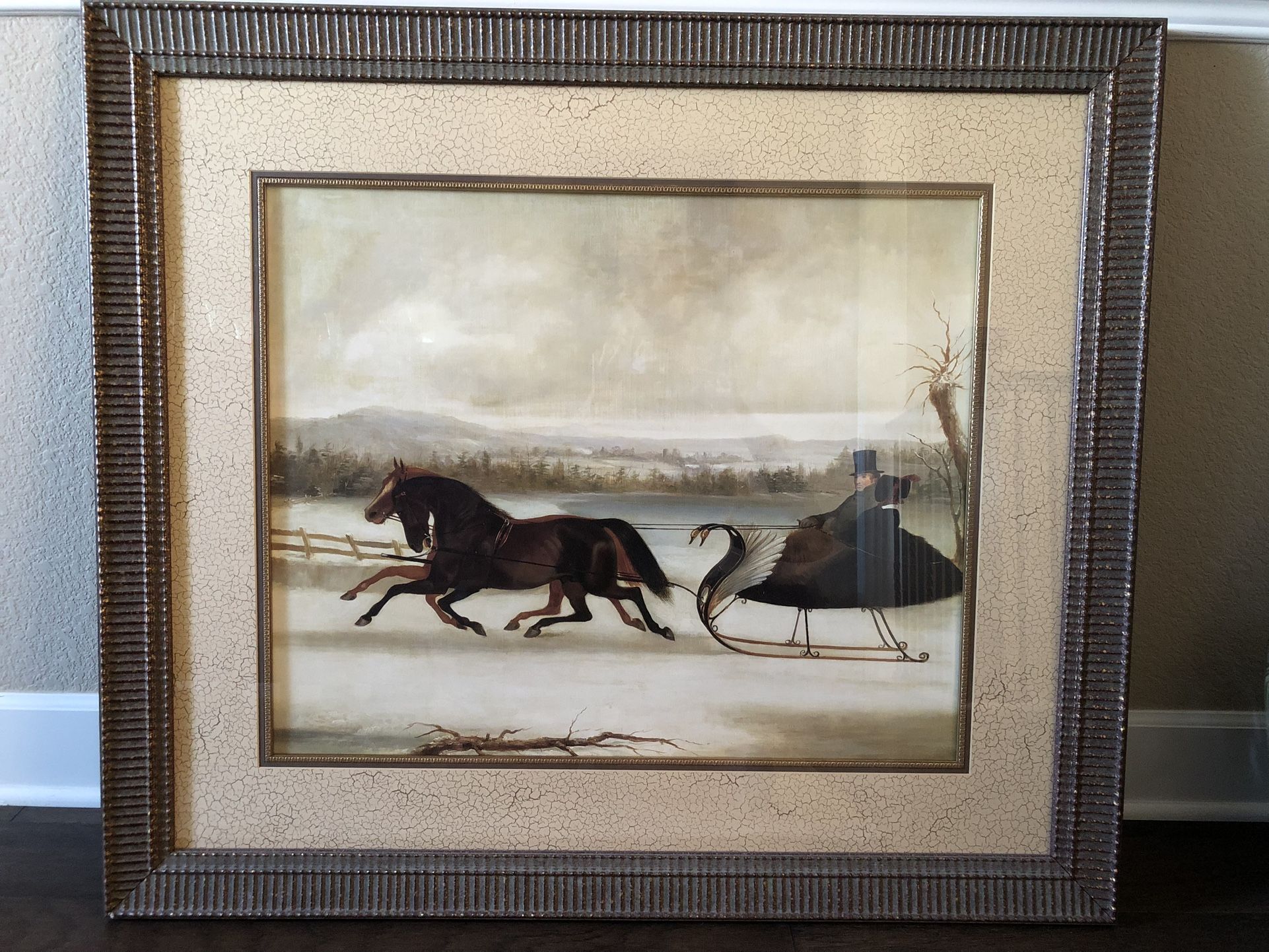 Horse And Carriage Print
