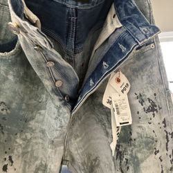 Mens Purple Brand Jeans