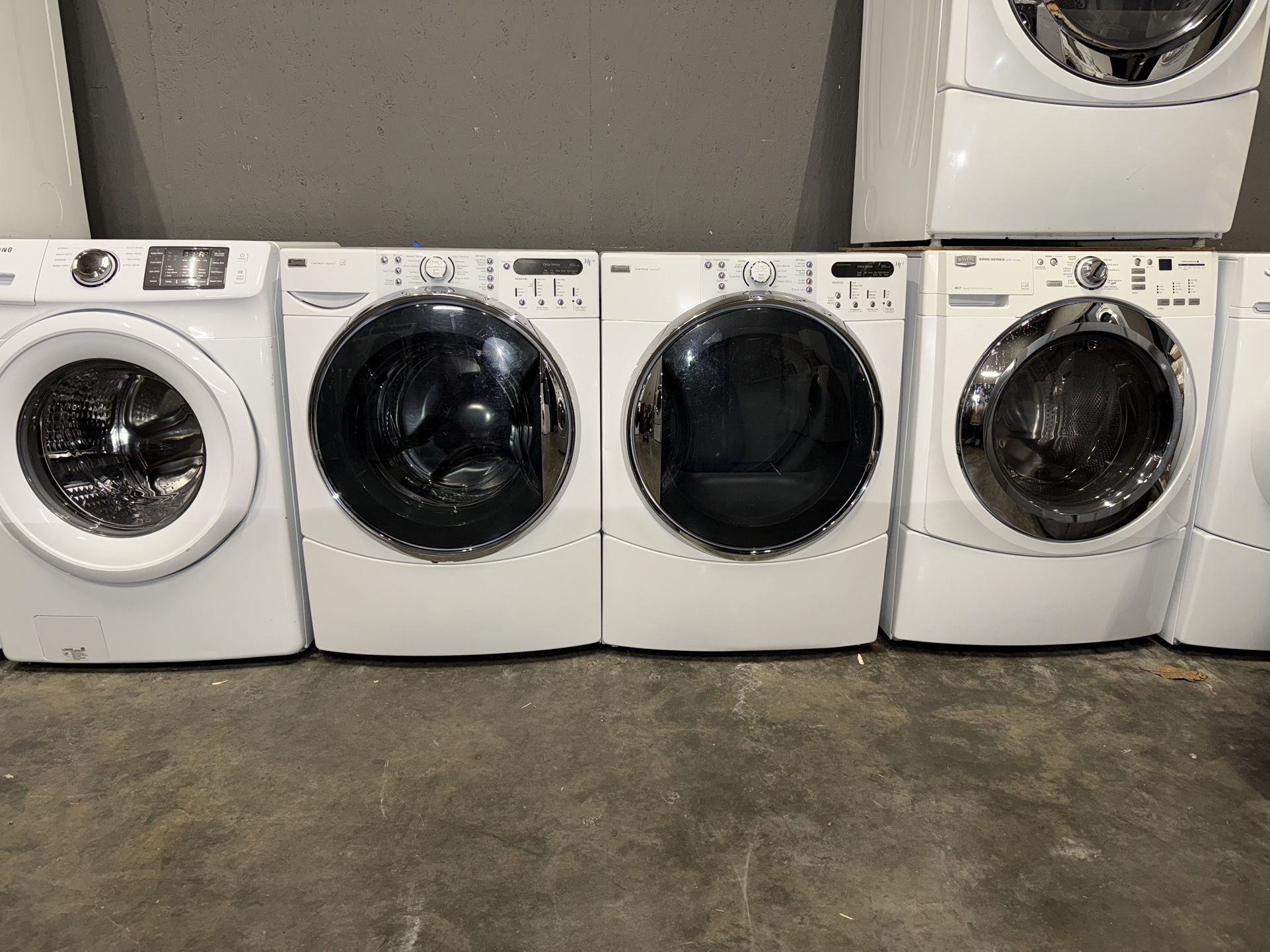KENMORE XL CAPACITY WASHER DRYER ELECTRIC SET 