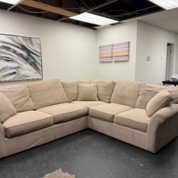 Gorgeous Corduroy Corner Sectional Sofa - Delivery Available!