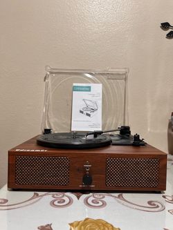 Vinyl record player $15