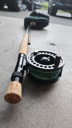 Penn Silver Medal fly rod with a Okuma Integrity I 7/8 fly reel