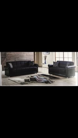 BRAND NEW 2pc STORAGE SOFABED AND LOVESEAT FOR $699!!!!!