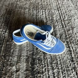 Like New Blue Vans Scotchgard Collab Water Resistant Material 