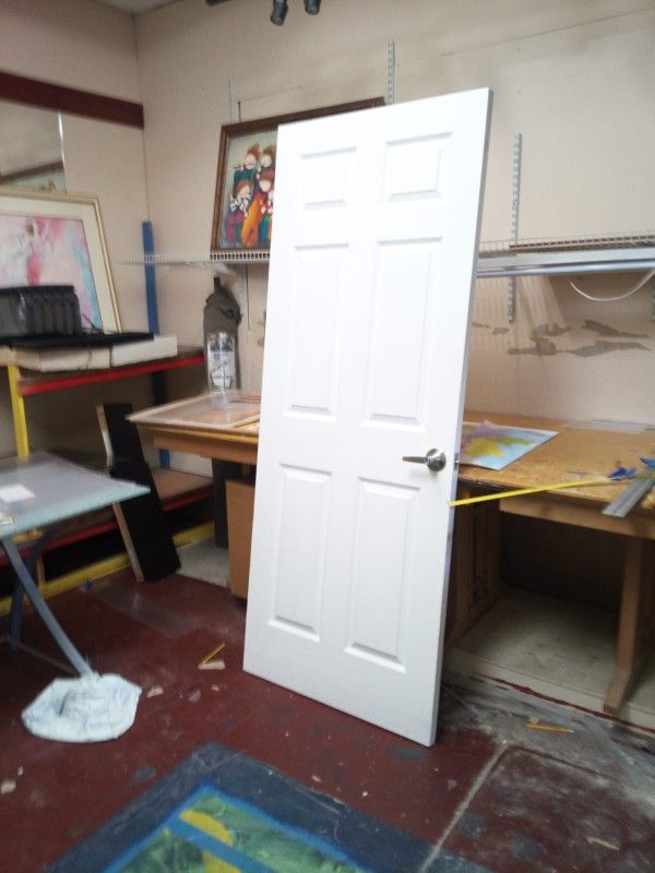 White Wood Door